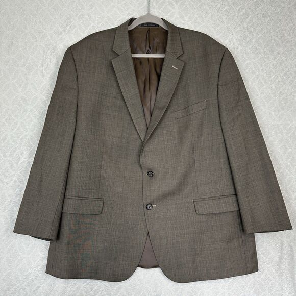 Ralph Lauren Suit Jacket Mens 50R Brown Wool Blazer Sport Coat Business Classic